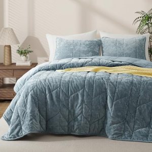 Oli Anderson Velvet Quilt Set Queen Size
