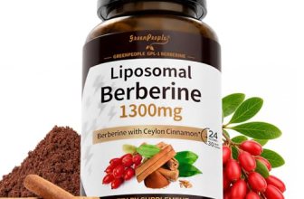 GREENPEOPLE Liposomal Berberine Supplement with Ceylon Cinnamon