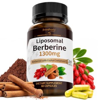 GREENPEOPLE Liposomal Berberine Supplement with Ceylon Cinnamon