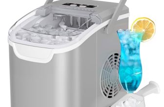 Countertop Ice Maker Machine, 8 Ice Cubes in 6 mins