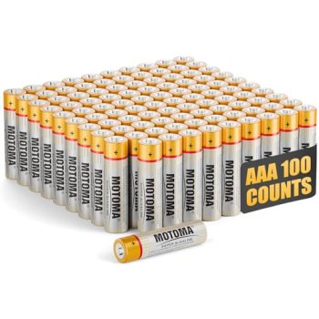 MOTOMA AAA Batteries 100 Pack 1.5V 720mAh Alkaline AAA Battery Long Lasting Powe