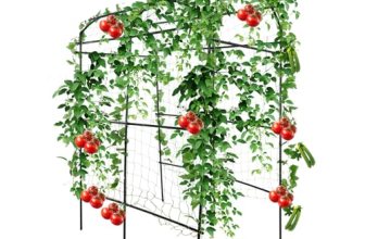PKBD Tall Garden Arch Trellis for Climbing Plants Outdoor
