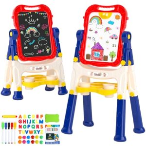 Chalk Board Easel for Kids Toys