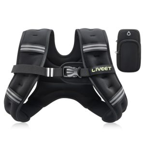 Liveet Weighted Vest, Weighted Vest for Women Men