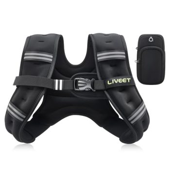 Liveet Weighted Vest, Weighted Vest for Women Men