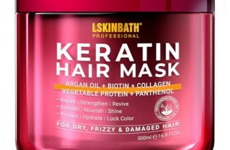 LSKINBATH Keratin & Collagen Repair Hair Mask for Damaged Hair