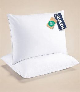 CGK Linens Ultra Thin Flat Pillows for Sleeping