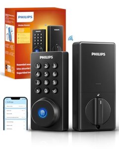 Philips Wi-Fi Door Lock, WiFi Smart Lock Keyless Entry Deadbolt for Front Door