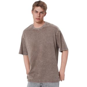 Oversized T-Shirts for Men Vintage Cotton Tee Crew Neck Short Sleeve Tops Men’s