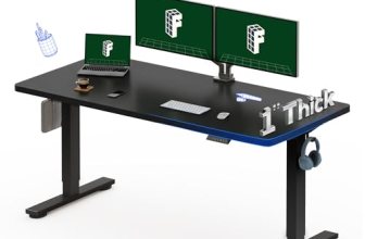 FLEXISPOT 60″x24″ One-Piece Electric Standing Desk