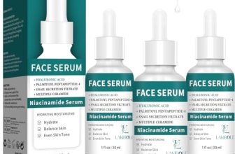 LAKIBOLE 3 Pack 5% Niacinamide Serum with 1% Ceramide T5 & 1% Snail Secretion fo