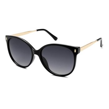 SOJOS Round Polarized Sunglasses for Women Men Oversized Trendy UV Protection Sh