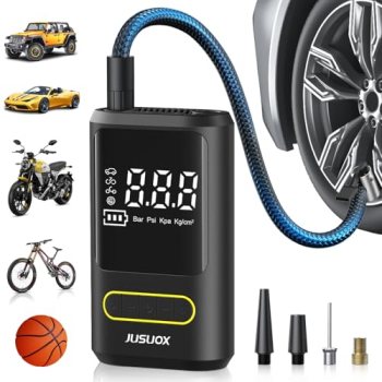 JUSUOX Tire Inflator Portable Air Compressor