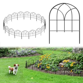 Promitop 19 Pack Decorative Garden Fence