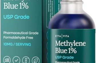 Methylene Blue Drops – USP Pharmaceutical Grade 99.99% Pure 1% Solution for Ener
