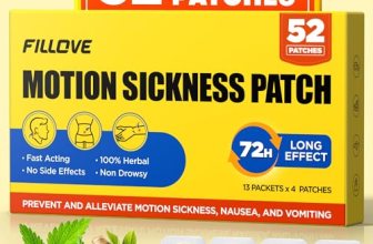 FILLOVE 52ct Motion Sickness Patches Non-Drowsy