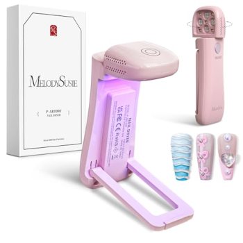 MelodySusie Cordless UV Nail Lamp with Fold-Out Stand