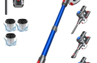 SVHT Cordless Vacuum Cleaner, 450W 40KPA Vacuum Cleaners for Home