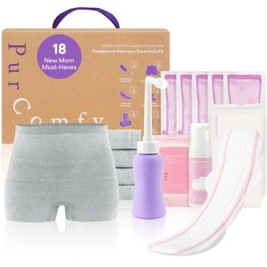 PurComfy 18 Pcs Postpartum Essentials Recovery Kit