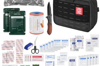 CVLIFE First Aid Kit Survival Emergency Kit IFAK Trauma Kit with MOLLE Pouch