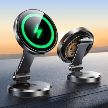 JOYROOM for MagSafe Car Mount Charger with Rotatable Charging Panel