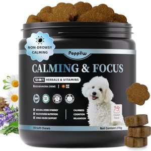POPPAW Calming Chews for Dogs – Calming Treats for Anxiety