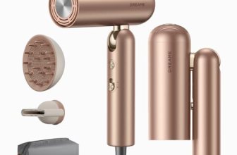 Dreame Pocket Pro Hair Dryer, Dual Voltage Travel Blow Dryer with Diffuser