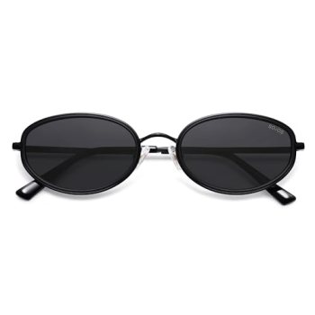 SOJOS Trendy Oval Polarized Sunglasses for Women Men