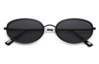 SOJOS Trendy Oval Polarized Sunglasses for Women Men