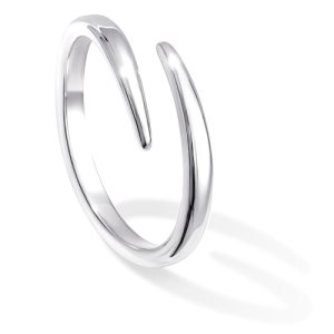 Streling Silver Open Eternity Band Rings for Women