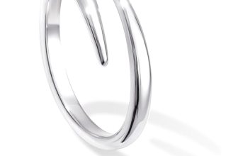 Streling Silver Open Eternity Band Rings for Women