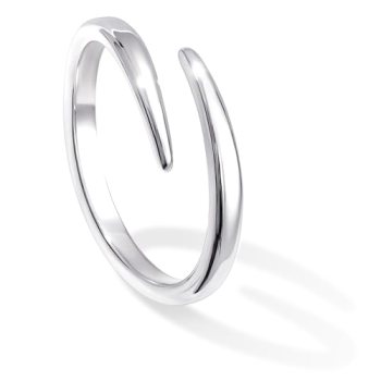Streling Silver Open Eternity Band Rings for Women