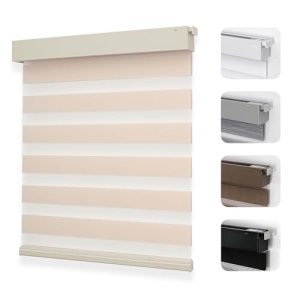 Joydeco No Drill Zebra Blinds for Windows