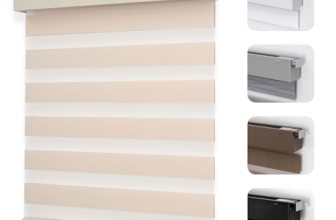 Joydeco No Drill Zebra Blinds for Windows