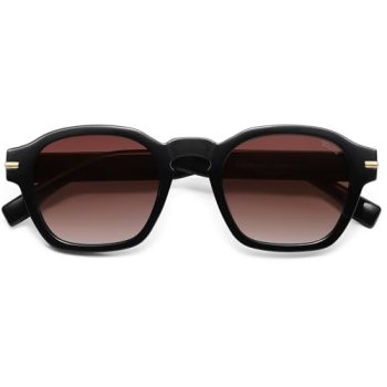 SOJOS Vintage Retro Square Polarized Sunglasses Men Trendy Womens Sun Glasses SJ