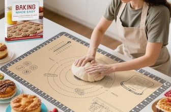 Silicone Baking Mat with 10 Quick Recipes