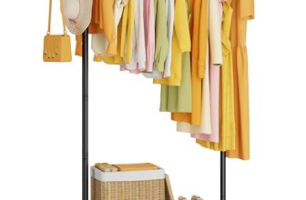 HYSEYY Clothes Rack, Clothing Rack for Hanging Clothes