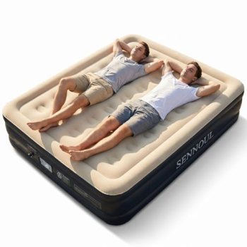 SENNOUL Air Mattress Queen with Built in Pump