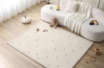 Hakuna Matte CloudSoft Baby Play Mat for Floor 60″ x 80″ Flowers