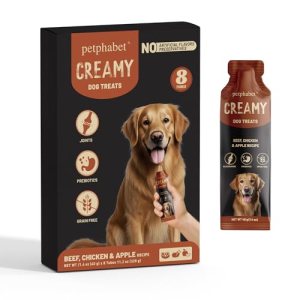 PETPHABET Lickable Squeeze Treats for Dogs