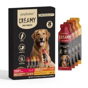 PETPHABET Lickable Squeeze Treats for Dogs