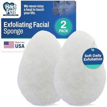 HartFelt 2ct Tear Drop Face Scrubber for Women
