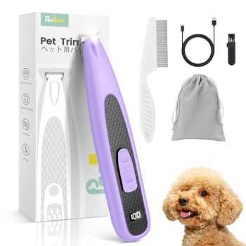 PAPMINI Dog Paw Trimmer with LED Light