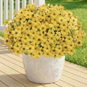 LetuoClips Artificial Flowers Fake Plants for Outdoors Spring Decoration