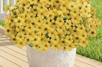 LetuoClips Artificial Flowers Fake Plants for Outdoors Spring Decoration