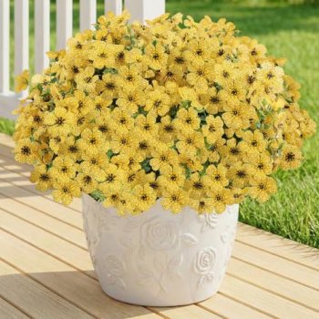 LetuoClips Artificial Flowers Fake Plants for Outdoors Spring Decoration