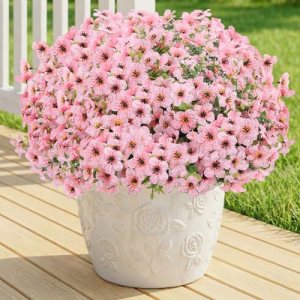 LetuoClips Artificial Flowers Fake Plants for Outdoors Spring Decoration