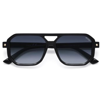 SOJOS Retro Polarized Square Aviator Sunglasses for Women Men Vintage 70s UV400
