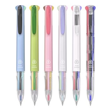 Four Candies Multicolor Pens, 4-in-1 Colored Gel Pen
