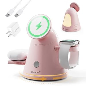 ZEEHOO 3 in 1 Charging Station for Apple Devices